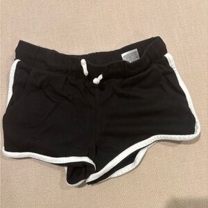 Old Navy Black Shorts with White Drawstring